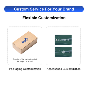 התקנת diy התקנה חכמה נעילה wifi אפליקציה keypad קוד מפתח המתן דיגיטלי עבור דלת אבטחה פלדה - Product Image 6