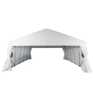 <span class=keywords><strong>Abris</strong></span> <span class=keywords><strong>de</strong></span> Voiture Style Gazebo, Cadre Résistant à l'Eau, Conception Pliable Simple, Traité sous Pression pour <span class=keywords><strong>Jardin</strong></span> Extérieur et Entrepôt - Product Image 5