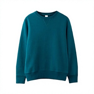 Sudadera para hombre 100% algodón Casual colores lisos venta al por mayor OEM exportación orientada alta calidad diseño personalizado - Product Image 1