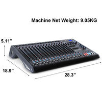 Mélangeur Audio Professionnel OEM PG18 Intégré, Réglage Équilibré 7 Segments, 18 Canaux, pour Grandes Scènes