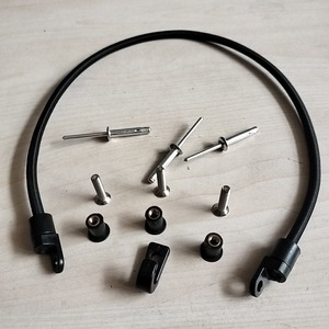 Guy Ropes <b>Elastic</b> <b>Cord</b> With Plastic Hook Stainless Steel Screw And Rivet Kit For Kayak Universal 3.8cm X 12m - Product Image 4