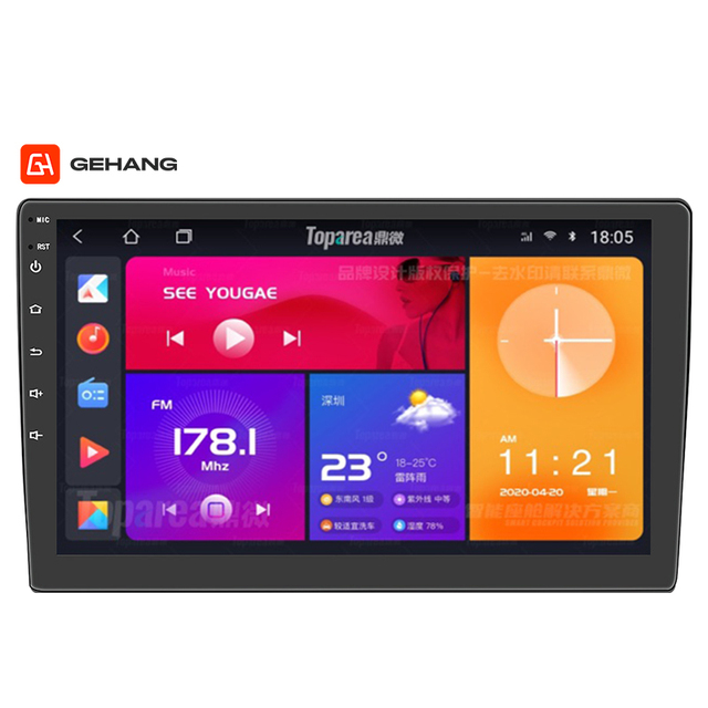 UI Universal GPS Navigation DSP Double Din 7/9/10 Inch CarPlay Headunit Android 12 Radio Stereo Car DVD Audio Player