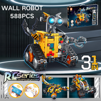 PANDAS 3 1 Versión Dinámica, Juego de Bloques de Construcción RC Programables por APP, Robot Espacial Educativo, Juguetes Científicos de Ensamblaje DIY