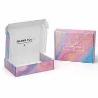 Boîte d'expédition écologique personnalisée en carton robuste, colorée, réutilisable, pour emballage de parfum et casquettes de baseball, faible MOQ, directement de l'usine