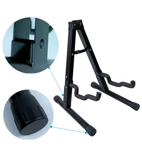 A-Frame ขาตั้งกีตาร์พับได้แบบพกพาแท่นวางอุปกรณ์เสริมเครื่องสาย - Product Image 1