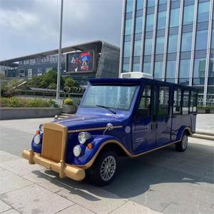 Usine Vente Parc D'attractions Installations 9-11 Capacité Moteur Électrique <span class=keywords><strong>Bus</strong></span> Touristique Électrique Voiture Vintage pour Amusement Ride - Product Image 1