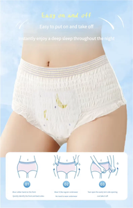 กางเกงอนามัยแบบขายส่ง กางเกงอนามัยแบบบางพิเศษ โรงงานผลิตกางเกงอนามัยแบบ OEM - Product Image 2