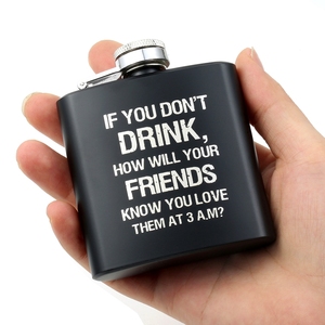 לוגו מותאם אישית 6Oz בקבוק 304 נירוסטה ליקי נירוסטה עבור יין מיני חיצוני קמפינג חג המולד ליל כל הקדושים מתנות - Product Image 2