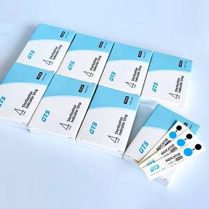 Tarjetas Indicadoras Químicas de <span class=keywords><strong>Vapor</strong></span> de Clase 4 de Fábrica, Tarjetas de Papel Médico con Cambio de Color de Azul a Negro, Certificación ISO13485 - Product Image 1