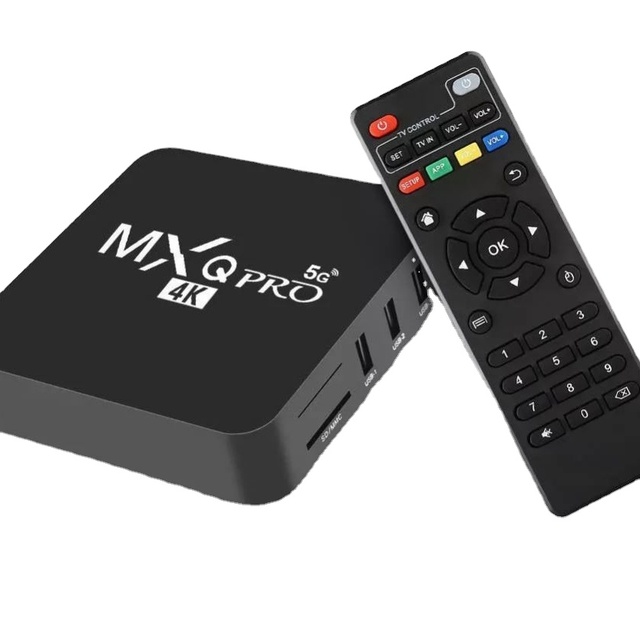 Wholesale Hot Sale Streaming 2G 4G Ram 32G 64G Rom Wifi Smart HD Set Top Box TV Receiver Android TV Box MXQPro 4K 5G