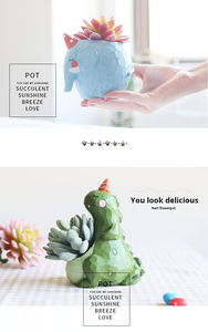 P145 <span class=keywords><strong>Mini</strong></span> pots de plantes succulentes décor de bureau petit <span class=keywords><strong>pot</strong></span> de plante baleine <span class=keywords><strong>pot</strong></span> de fleur d'intérieur <span class=keywords><strong>en</strong></span> résine - Product Image 4