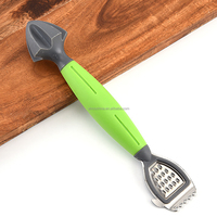 4-In-1 Multi-Functionele Roestvrijstalen Citrus Citroen Dunschiller Pers Scraper Juicer