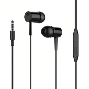 Barato D21 con cable 1,2 m auriculares al por mayor de alta calidad con micrófono 3,5mm auriculares estéreo para accesorios de teléfono móvil MP3 MP4 - Product Image 1