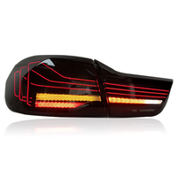 Feux arrière LED SJC Auto Car Accessories pour BMW Série 4 F32 F82 2014-2020 Rouge fumé bicolore Nouveau design Style Feux arrière