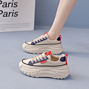 Zapatos Deportivos Casuales de Piel para Mujer, Estilo Moderno 2026, de Alta Calidad, Resistentes al Desgaste, con Suela Gruesa - Product Image 5