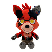 HY Nouveaux jouets en peluche de dessin animé Lapin Violet Corrompu 11 pouces, Poupée FNAF Withered Bonnie, Coton PP lavé, objet de collection Nightmare