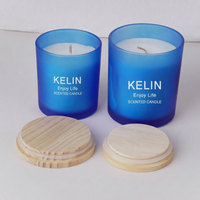 Boîte cadeau en cire avec logo personnalisé, bougies parfumées ODM pour boutique de souvenirs, hôtel, fabricant direct
