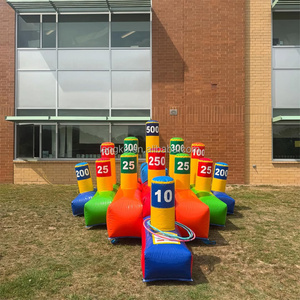 Nuevo Juego Inflable 2 <span class=keywords><strong>en</strong></span> 1 de Doble Cara, Tamaño Real, Tic-Tac-Toe 4 <span class=keywords><strong>en</strong></span> <span class=keywords><strong>Raya</strong></span> - Product Image 2