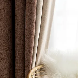 American style wholesale ready bedroom cheap 100% blackout ring curtain curtain factory shaoxing textile