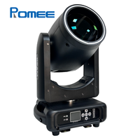 Mini projecteur à tête mobile 230W/295W DMX512 avec anneau de pixels RGB et effet de poursuite pour DJ, club, fête, événement, spectacle, scène