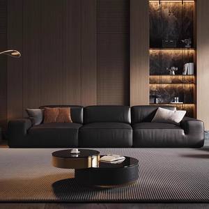 ГОРЯЧАЯ РАСПРОДАЖА: Модульный кожаный диван в итальянском минималистичном стиле, вдохновленный кубами, с подушками из смесового пуха, обивка из натуральной кожи высшего качества, импортный. - Product Image 4