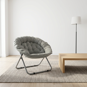 Sofá Plegable de Alta Calidad para Exteriores, Sillón Tipo Puff de Felpa Suave al Tacto, Silla Luna, Silla Relajante para Uso en Parques - Product Image 2