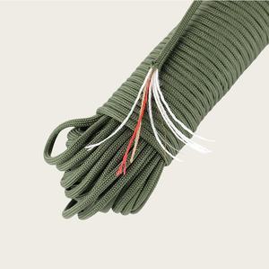 Cuerda de Paracaídas 550 de 100 pies para Supervivencia, Cuerda de Fuego Roja, Suministro de Fábrica - Product Image 3