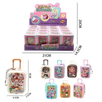 Mini jouet anti-stress rotatif style jeu, breloque à suspendre pour valise et sac à dos, porte-clés couple, ornement promotionnel créatif