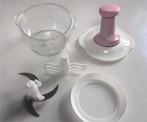 Grande ciotola da 1,5 l trinciatrice di verdure senza sforzo tritacarne frutta ed erbe tritatutto con cipolla all'aglio pressa <span class=keywords><strong>manuale</strong></span> cibo Chopper - Product Image 4