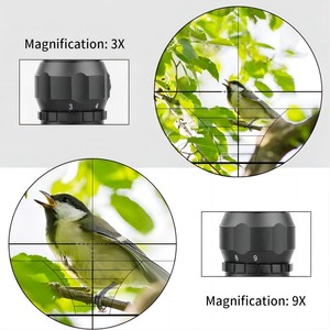 3-9x40 săn bắn kính viễn vọng Sight Rangefinder phạm vi quang học mà không cần màu đỏ màu xanh lá cây chiếu sáng - Product Image 3