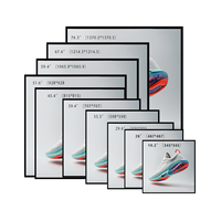 Affichage numérique LCD personnalisé de 33,3 pouces pour affichage mural intérieur, avec SDK pour la publicité dans les magasins de détail et les aéroports