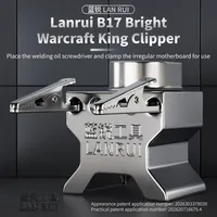 Pinza Metálica Lanrui B17 Bright Diamond Warcraft King, Puede Sujetar Varias Placas Base, Almacenamiento para Destornilladores, Herramienta de Reparación de Teléfonos