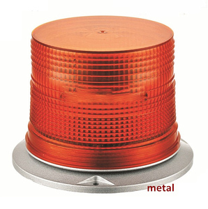 Feux de signalisation LED à dôme de 4 pouces, lumière stroboscopique LED ambre, balise de secours pour véhicule, lumière de secours à haute intensité avec lentille en PC, base en métal WL203 - Product Image 1