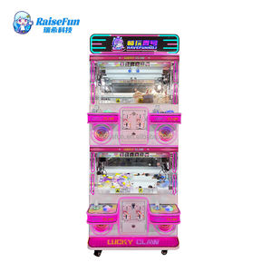 Горячая распродажа: Мини-игровой автомат с монетоприемником, 4 игрока, индивидуальный дизайн, для развлечений в торговых центрах, ловец плюшевых игрушек - Product Image 2