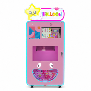 Machine de jeu d'arcade à ballons rose, à monnayeur, avec lumières clignotantes, pour parc d'attractions, plusieurs joueurs, en anglais - Product Image 3