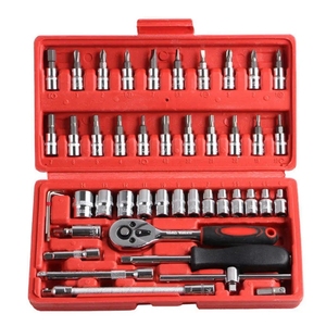 Juego <span class=keywords><strong>de</strong></span> Herramientas <span class=keywords><strong>de</strong></span> 46 Piezas para Una Mano, Marca DNT, Garantía <span class=keywords><strong>de</strong></span> 12 Meses, Juego <span class=keywords><strong>de</strong></span> Llaves <span class=keywords><strong>de</strong></span> Tubo para Reparación <span class=keywords><strong>de</strong></span> Autos y Motocicletas - Product Image 1