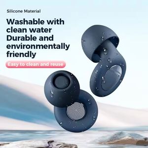 Bouchons d'oreilles réutilisables intrinsèquement sûrs - Réducteurs de bruit étanches à enfiler pour le sommeil - Product Image 3