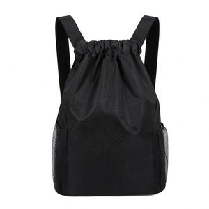 Mochila con Cordón de Baloncesto Plegable Impermeable Personalizada de Alta Calidad, Bolsa con Cordón para Gimnasio, para Actividades al Aire Libre, Mochilas Casuales con Cordón - Product Image 2