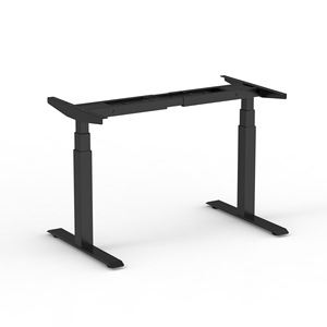 Bureau électrique réglable en hauteur NATE, en métal avec revêtement en poudre, bureau de travail réglable pour l'ingénierie, bureau debout réglable - Product Image 3