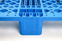 Grande palette en plastique à grille bleue, grands bacs en plastique, bac en plastique pour entrepôt