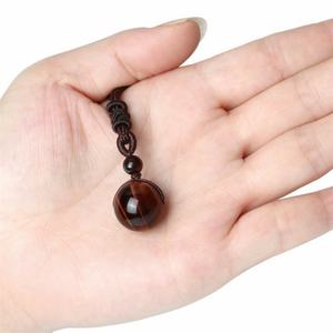 Collar de Cristales Naturales de Ojo de Tigre y Amatista, Amuleto de Protección y Buena Suerte, Cuentas de Chakra, Colgante de Piedra para Mujeres y Hombres, Ajustable - Product Image 5