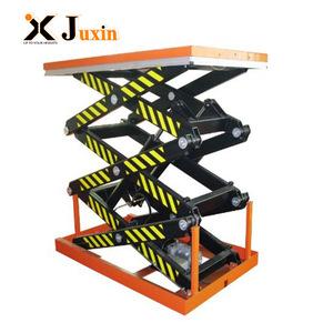 Plateforme élévatrice à ciseaux hydraulique fixe, table élévatrice industrielle pour le déplacement et le levage de marchandises en entrepôt intérieur - Product Image 5