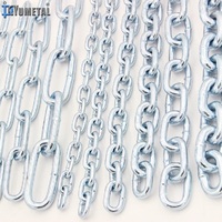 Chaîne de convoyeur à maillons soudés en acier au carbone galvanisé Yumetal Standard