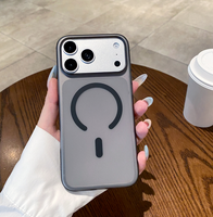 Étui de téléphone magnétique mat pour iPhone 18ProMAX 17, 16, 15, 14, 13, 12, 11, Pro Plus, étui de téléphone anti-chute