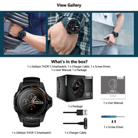 Reloj inteligente Thor 5 para hombre 1.39in Sistema híbrido dual AOMLED Display 2GB + 16GB 8.0MP Cámara frontal 4G Sport