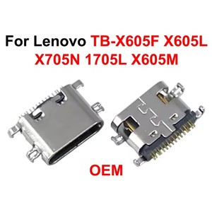 Connecteur de Port de Charge Micro USB Type-C Femelle pour Tablette Lenovo <span class=keywords><strong>TB</strong></span>-X605F X605L <span class=keywords><strong>X606X</strong></span> X703F 8804F X705L 8703F X304F - Product Image 2