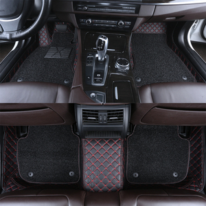 Usine directement vente luxe diamant cuir 7D antidérapant <span class=keywords><strong>Fiat</strong></span> <span class=keywords><strong>Panda</strong></span> tapis de voiture - Product Image 2