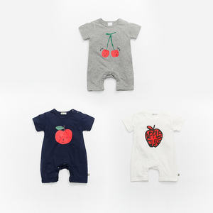 Combinaisons pour bébés filles nouveau-nés avec motif de fruits mignons imprimé sur mesure en Chine - Product Image 1
