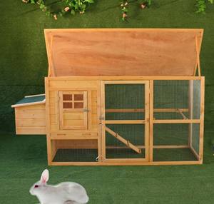 2021 yeni katı ahşap aile hayvan yuva kapalı/açık - Product Image 4