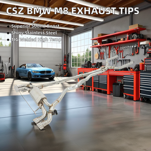 Escape Catback con Silenciador Valvetronic CSZ para <span class=keywords><strong>BMW</strong></span> <span class=keywords><strong>M8</strong></span> <span class=keywords><strong>Competition</strong></span> Coupé F91 F92 S63 4.4T V8 de Acero Inoxidable - Product Image 2